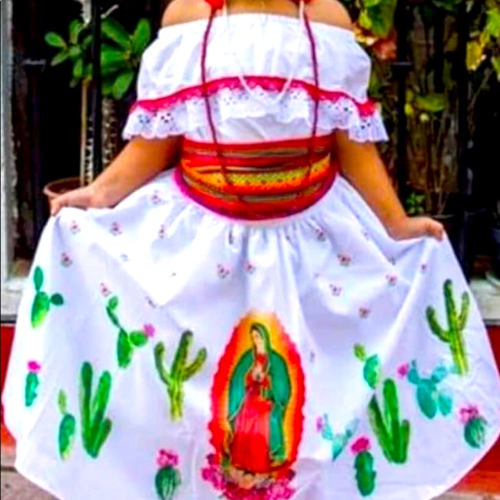 Virgin mary outfit-virgen de guadalupe dress